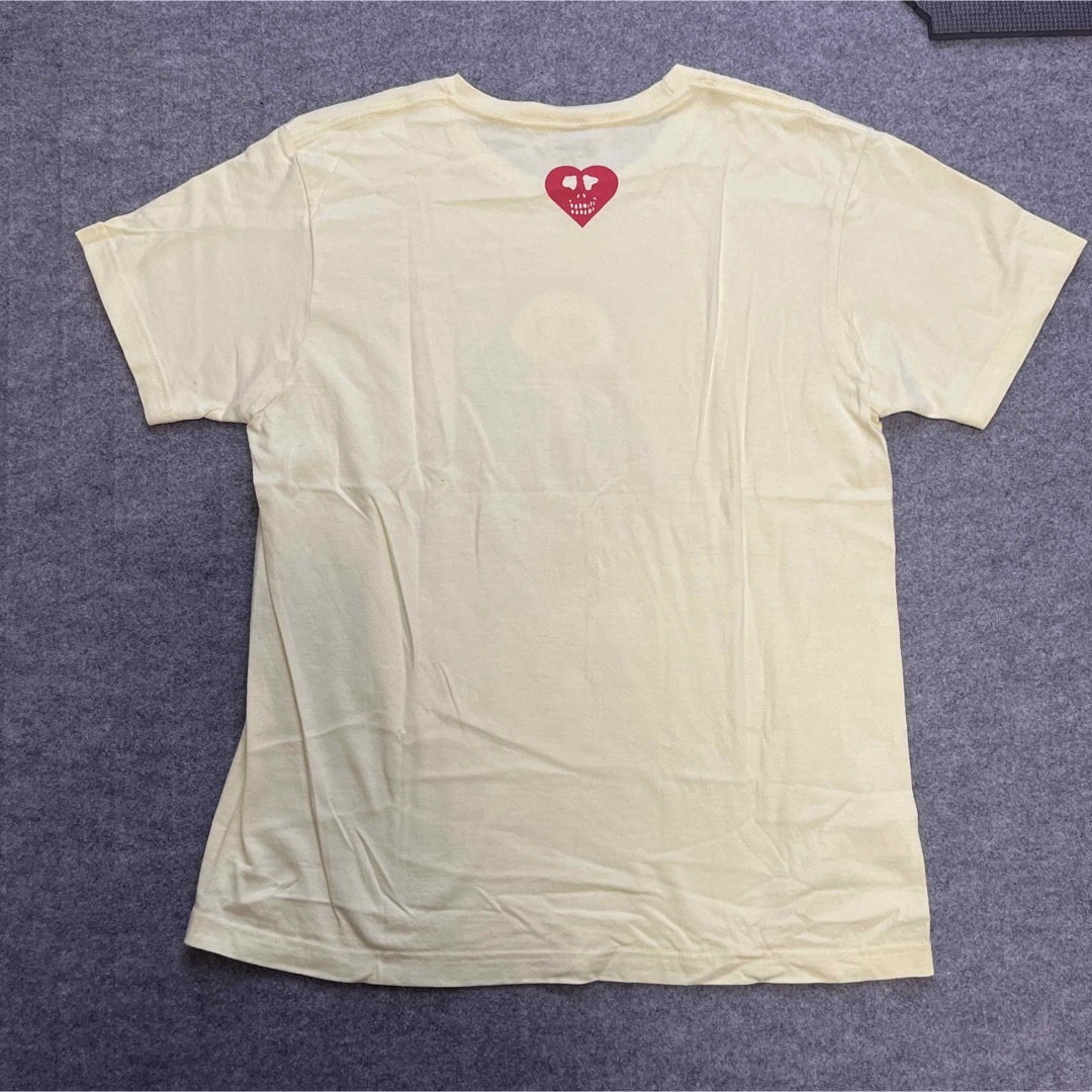 Design Tshirts Store graniph(グラニフ)のグラニフ　Tシャツ　モンキー　ゴリラ　猿　黄色　ピンク　イエロー　シャツ メンズのトップス(Tシャツ/カットソー(半袖/袖なし))の商品写真