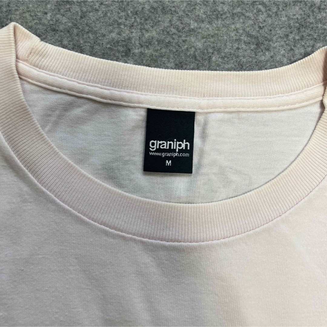 Design Tshirts Store graniph(グラニフ)のグラニフ　Tシャツ　モンキー　ゴリラ　猿　黄色　ピンク　イエロー　シャツ メンズのトップス(Tシャツ/カットソー(半袖/袖なし))の商品写真