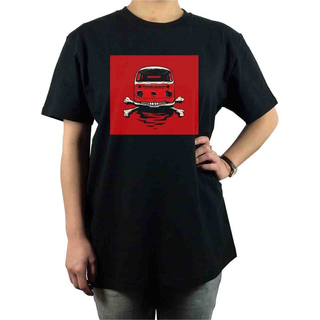新品 フォルクスワーゲン タイプ2 トランスポーター バス ドクロ Tシャツ(Tシャツ/カットソー(半袖/袖なし))
