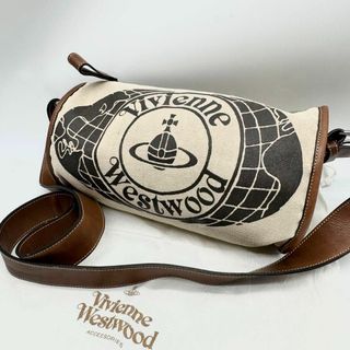 Vivienne Westwood - 【希少・美品✨】ヴィヴィアンウエストウッド ショルダーバッグ ロゴプリント 筒型