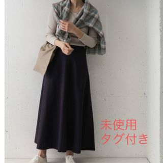 アーバンリサーチドアーズ(URBAN RESEARCH DOORS)のURBAN RESEARCH DOORS  コットンカットフレアスカート(ロングスカート)