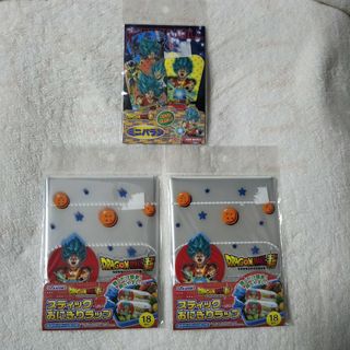 ドラゴンボール(ドラゴンボール)の新品未開封★ドラゴンボール超★スティックおにぎりラップ＆ミニバラン★3点セット(弁当用品)