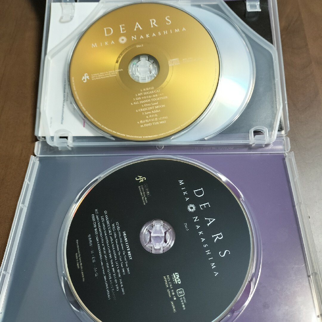 中島美嘉 「DEARS（ALL SINGLES BEST）（初回生産限定盤） エンタメ/ホビーのCD(ポップス/ロック(邦楽))の商品写真