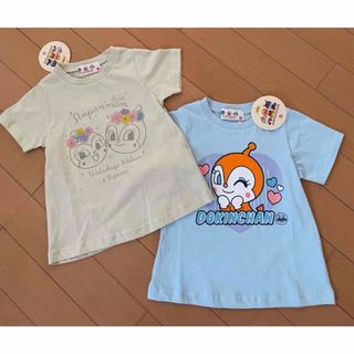 アンパンマン - ドキンちゃんコキンちゃんTシャツ セット 90