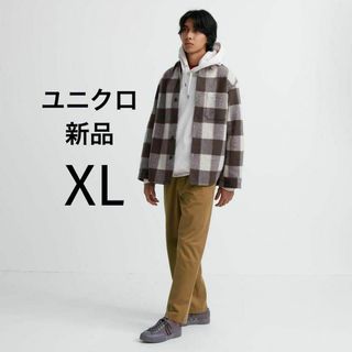 ユニクロ(UNIQLO)の新品 ユニクロ ユニセックス コットンリラックスアンクルパンツ ボトムス XL(スラックス)