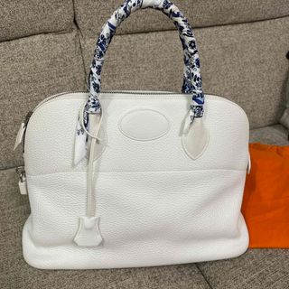 エルメス(Hermes)のエルメス　ボリード37白(ハンドバッグ)