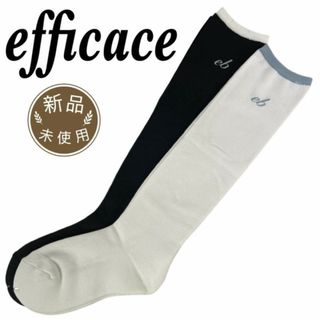 エフィカス(efficace)のエフィカス efficace ハイソックス ２足 ゴルフウェア フリーサイズ(ウエア)