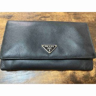 プラダ(PRADA)のPRADA長財布　ブラック(長財布)