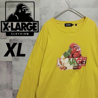 エクストララージ(XLARGE)のXLARGE エクストララージ メンズ ロンT XL イエロー ストリート(Tシャツ/カットソー(七分/長袖))