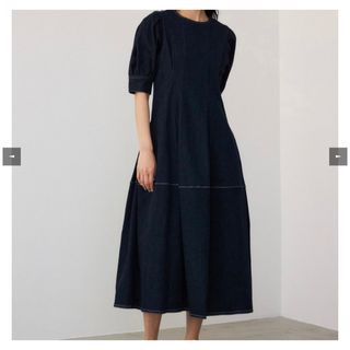 アズールバイマウジー(AZUL by moussy)の⭐️新品タグ付⭐️ ASUL BY MOUSSY デニムワンピ(ロングワンピース/マキシワンピース)