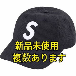 シュプリーム(Supreme)のSupreme Seersucker S Logo 6-Panel black(キャップ)