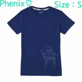 フェニックス(phenix)の【新品未使用】phenix♡半袖Tシャツ ブルー  レディース(Tシャツ(半袖/袖なし))