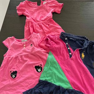 ラルフローレン(Ralph Lauren)のワンピース3着セット　ブランド服　ダブルビー　ラルフローレン　ベビーギャップ(ワンピース)