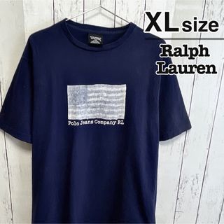 ポロラルフローレン(POLO RALPH LAUREN)のPolo Ralph Lauren　90s　Tシャツ　XL　プリント　USA古着(Tシャツ/カットソー(半袖/袖なし))