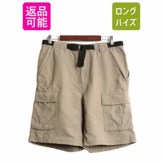 ザノースフェイス(THE NORTH FACE)のノースフェイス ナイロン カーゴ ショートパンツ メンズ M / 古着 The North Face ショーツ 短パン 半パン ストレッチ アウトドア カーキ(ショートパンツ)