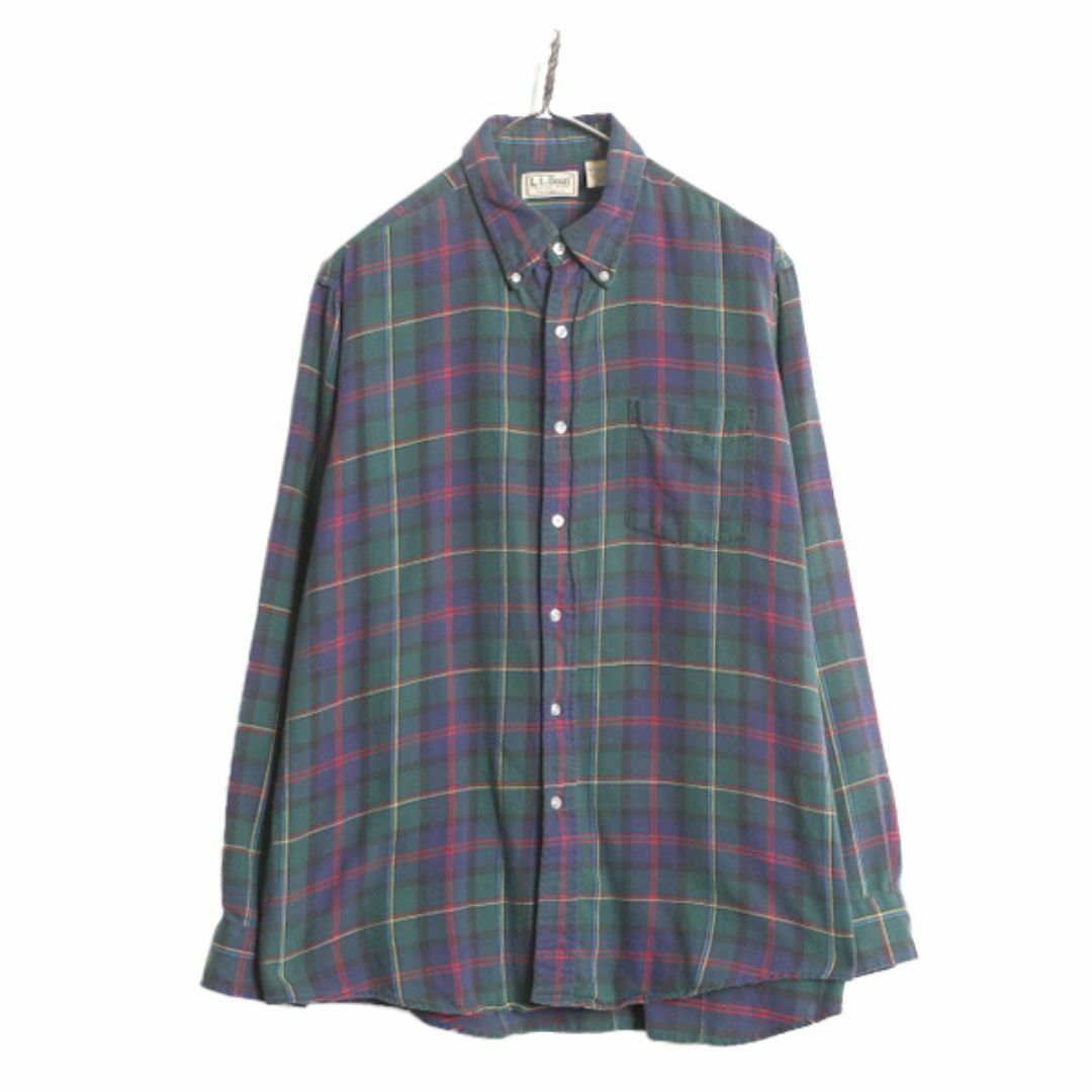 あなたにおすすめの商品 USA製 80s - L.L.Bean エルエルビーン フランネル チェック 男性用
