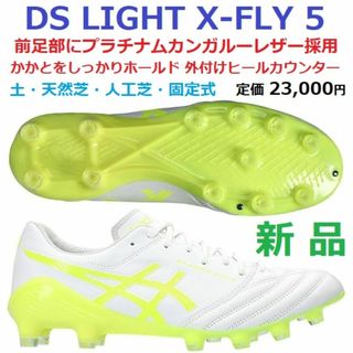 アシックス(asics)の26.5㎝　DS LIGHT X-FLY 5　カンガルー　固定式　土　芝　人工芝(シューズ)