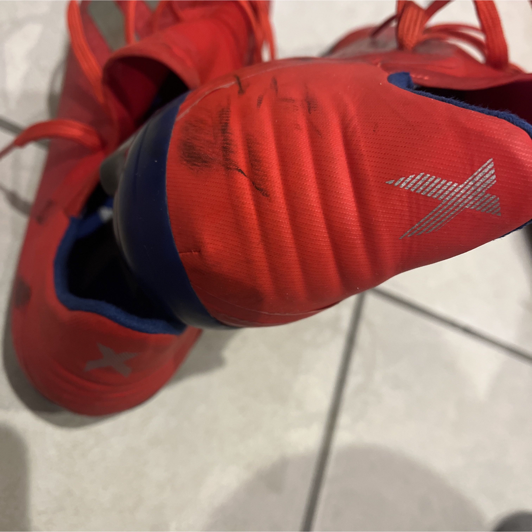 adidas - adidas アディダスX18.2 HGソール 1度使用のみ サイズ adidas - adidas アディダスX18.2 HGソール 1度使用のみ サイズ