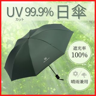 折りたたみ傘 ブラック 日傘 紫外線 UVカット 遮光 大きめ 夏 