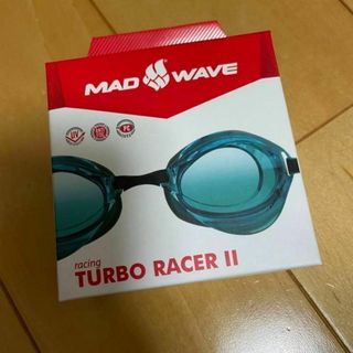 Madwave Turbo Racer II ゴーグル 水泳 競泳（水色）(その他)