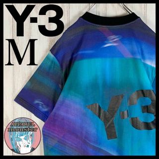 【超希少モデル】Y-3 ワイスリー ヨウジヤマモト マルチカラー 総柄 Tシャツ