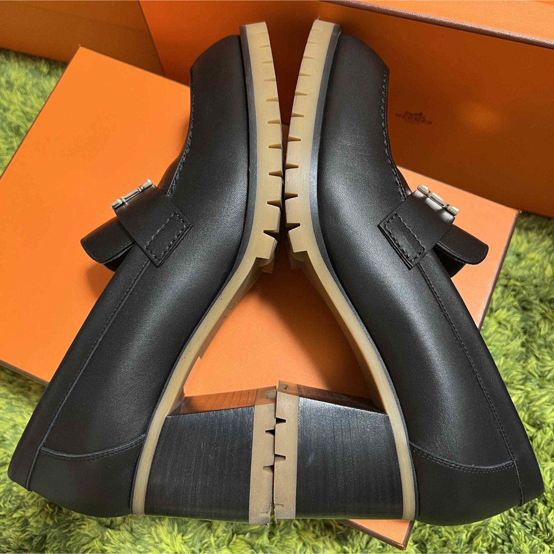 HERMES - モカシン エルメス パンプス 39 フォック60 HERMES HERMES - モカシン エルメス パンプス 39 フォック60 HERMES