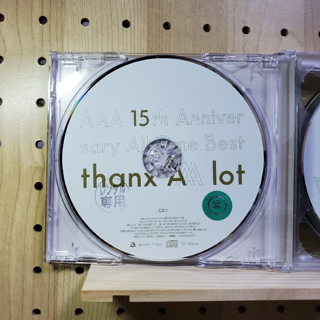 AAA 15th Anniversary All Time Best-thanx エンタメ/ホビーのCD(ポップス/ロック(邦楽))の商品写真