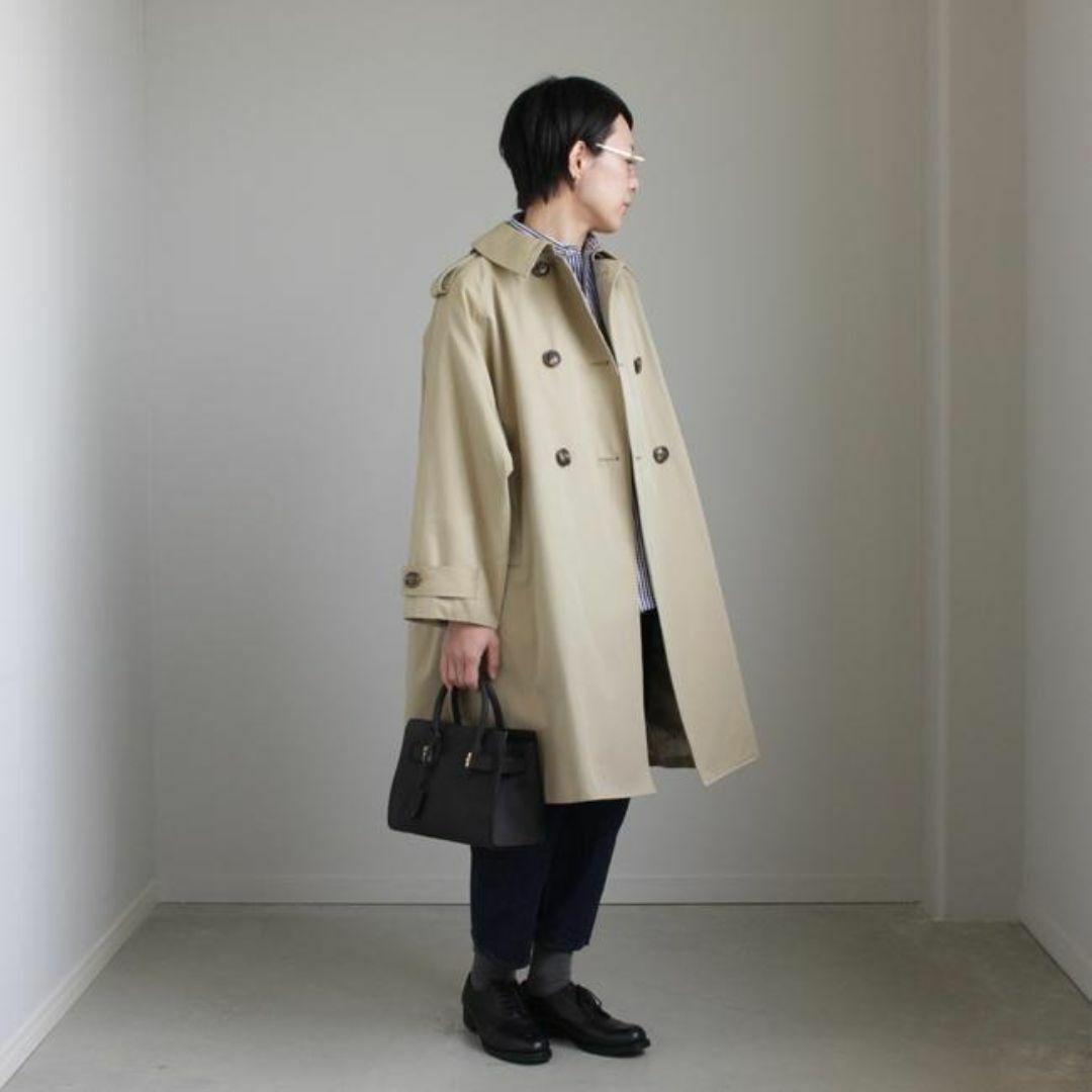 TICCA - 極美品 ティッカ TICCA トレンチコート ベージュ テント TICCA - 極美品 ティッカ TICCA トレンチコート ベージュ テント