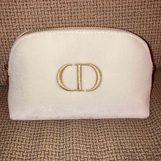 クリスチャンディオール(Christian Dior)のディオール　白ポーチ　新品未使用　ノベルティ(その他)