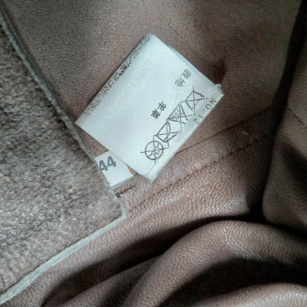 ESTNATION(エストネーション)のエストネーション　羊革　ジャケット　訳アリ メンズのジャケット/アウター(レザージャケット)の商品写真