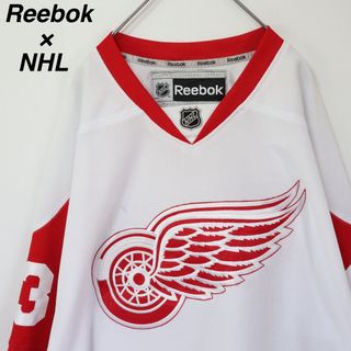 リーボック(Reebok)の【レッドウィングス】リーボック／ゲームシャツ　アイスホッケー　Red Wings(Tシャツ/カットソー(七分/長袖))