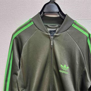 オリジナルス(Originals（adidas）)のアディダスオリジナルス トラックジャケット ジャージ ブラック グリーン(ジャージ)