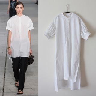 JIL SANDER／ジルサンダー／18SS／パフスリーブワンピース／ブラウス