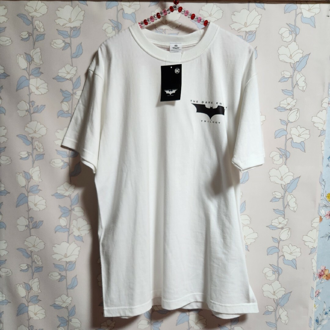Tシャツ BATMAN ダークナイト トリロジー ポスター L メンズのトップス(Tシャツ/カットソー(半袖/袖なし))の商品写真