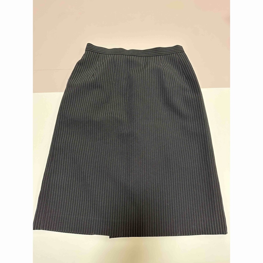 cecile(セシール)のストライプ オフィス スカート スーツ 事務服 OL服 レディースのスカート(ひざ丈スカート)の商品写真