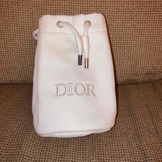 Christian Dior - ディオール　白巾着ポーチ　新品未使用