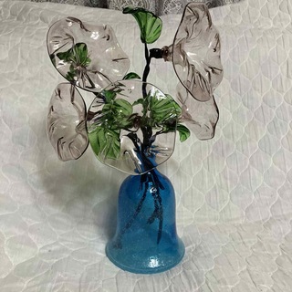 美品　琉球ガラス　水差し　花(花瓶)