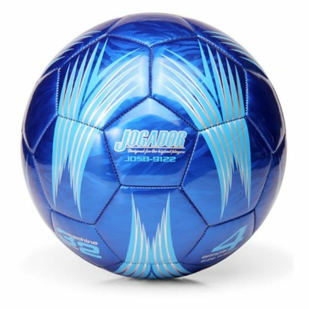 【特価商品】LEZAX(レザックス) サッカーボール 4号球 ブルー JDSB- スポーツ/アウトドアのサッカー/フットサル(その他)の商品写真