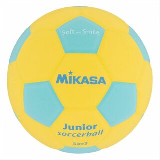 【色: イエロー/ライトグリーン】ミカサ(MIKASA) スマイルサッカー 3号(その他)