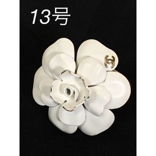 CHANEL - 【レア・希少品】CHANEL カメリア　リング　09A 13号　白　ココマーク