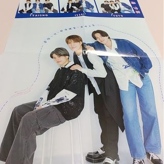 ジャニーズジュニア(ジャニーズJr.)の那須雄登 岩﨑大昇 金指一世 ピンナップ(アイドルグッズ)