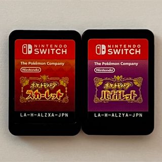 Nintendo Switch - switchソフト　ポケモン　スカーレット　バイオレット