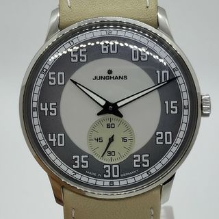 ユンハンス(JUNGHANS)の【極美品】ユンハンスマイスターマイスタードライバー027360800箱付きメンズ(腕時計(アナログ))