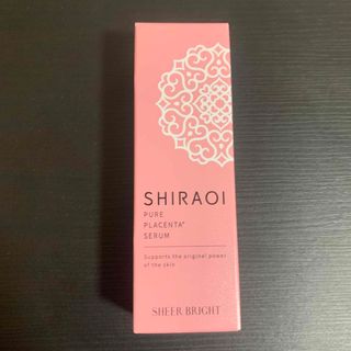 シラオイ　生プラセンタ　美容液　30ml(美容液)