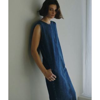 エトレトウキョウ(ETRE TOKYO)のYANUK×ETRE TOKYO I-Line Denim Dress(ロングワンピース/マキシワンピース)