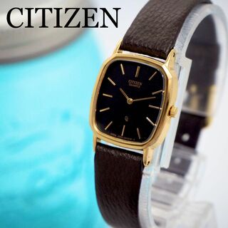 CITIZEN - 256 CITIZEN シチズン時計　アンティーク　スクエア　レディース腕時計