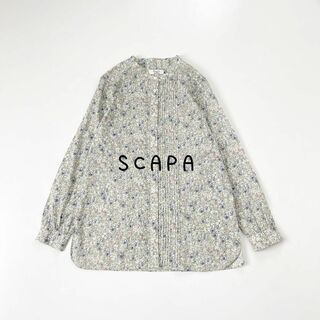 SCAPA - スキャパ　リバティ　フラワープリントブラウス