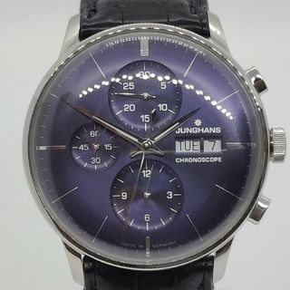 ユンハンス(JUNGHANS)の【極美品】ユンハンス マイスター クロノスコープ  0274526メンズ腕時計(腕時計(アナログ))