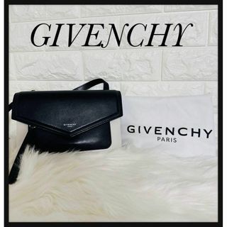 ジバンシィ(GIVENCHY)の【極美品】 ジバンシー デュエット ショルダーバッグ ブラック エレガント(ショルダーバッグ)