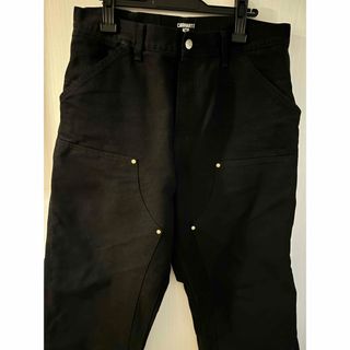 カーハート(carhartt)のcarhartt wip double knee pant 黒 32(デニム/ジーンズ)